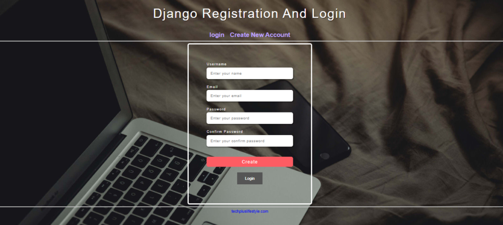 Django HTML Integration(sign-up page)