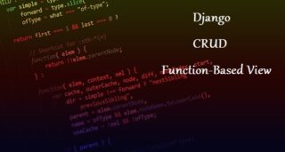Django CRUD Operation using Function-Based Views
